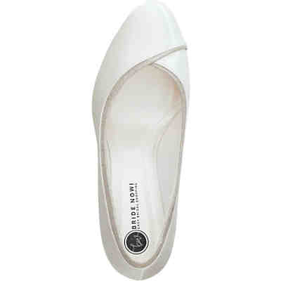 Brautschuh aus Satin, Absatzhöhe 6 cm Klassische Pumps 2