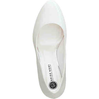 Brautschuh aus Satin, Absatzhöhe 6 cm Klassische Pumps 2