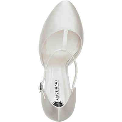 Brautschuh aus Satin, Absatzhöhe 10 cm Klassische Pumps 2