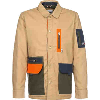 Tommy Jeans Fleecepullover Contrast Pocket Zip Mock Fleecepullover