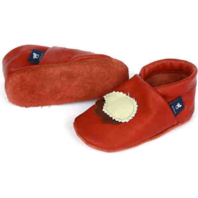 Krabbelschuhe / Lederpuschen / Hausschuhe mit Igel Krabbelschuhe 2