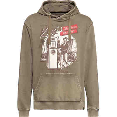 King Kerosin Hoodie Acidwash Kings Kapuzenpullover AdultM