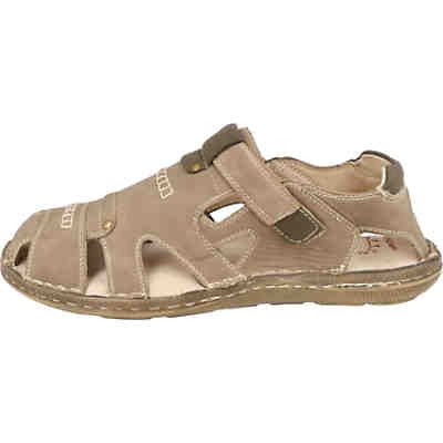 Herren Schuhe Sandalen Freizeit C80011.252 Klettverschluss Beige Mokassins 2