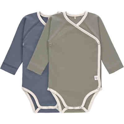 Baby Wickelbody Doppelpack für Jungen, Organic Cotton