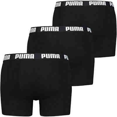 Herren Boxer Shorts, 3er Pack - Everyday Boxers, Cotton Stretch, einfarbig Boxershorts 2