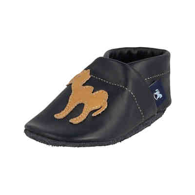 Krabbelschuhe / Lederpuschen / Hausschuhe mit Kamel Krabbelschuhe
