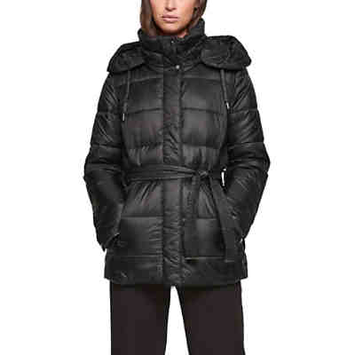 Pufferjacke mit Bindegürtel Mäntel