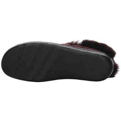Damen Hausschuhe Slipper Avignon 102 Hausschuh Gemütlich Puschen Veloursleder uni Hausschuhe 2