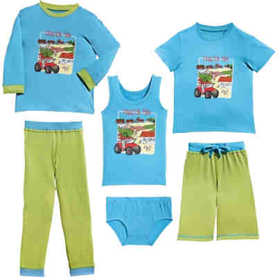 Jungen-Wäsche-Set 6-tlg. Single-Jersey