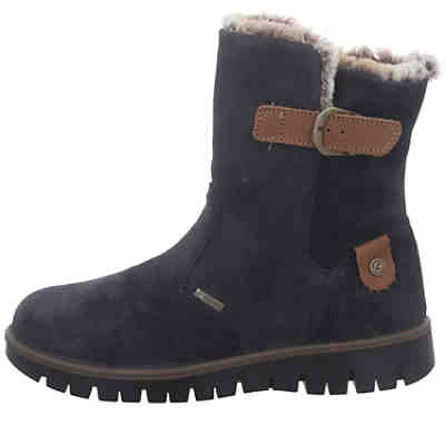 Mädchen Stiefel Schuhe Boots Kinderschuhe Veloursleder uni Winterstiefel 2