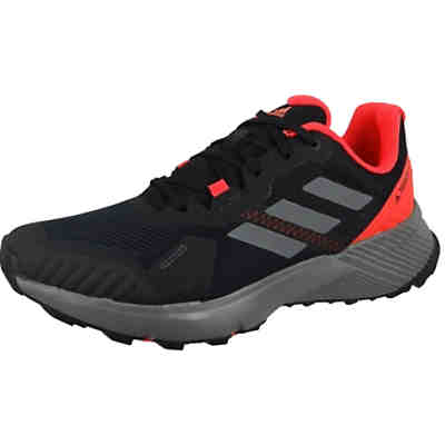Herren Halbschuhe Halbschuhe Wanderschuhe Terrex Soulstride FY9214 Schwarz core black Textil/Synthetik mit Traxion & EVA Schnürschuhe