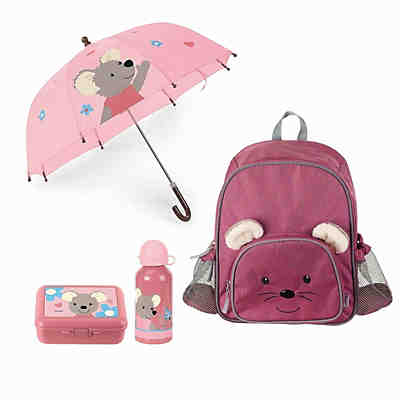 Maus Mabel Kinder Rucksackset 4tlg Kindergartenrucksäcke