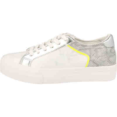 Damen Schuhe klassischer Halbschuhe Schnürer Sneaker 236-845 Silver Klassische Halbschuhe 2