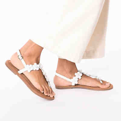 Echtleder High Fashion T-Steg-Sandalen 2