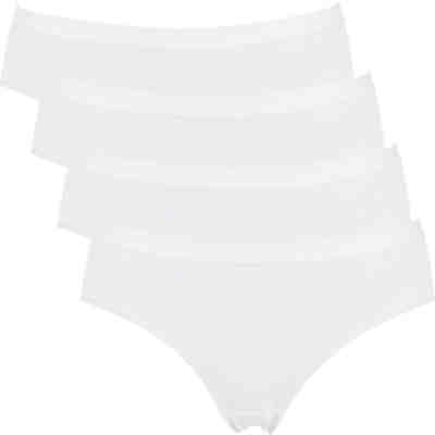 Slip 4er-Pack Baumwolle, Single-Jersey