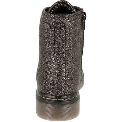 Kinder Mädchen Schuhe Tex Boots zum Schnüren 452-106 Pewter/Gun Glitzer Klassische Stiefeletten 2