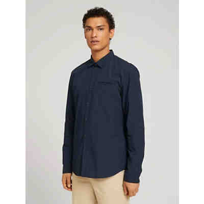 Blusen & Shirts Hemd mit Brusttasche Langarmhemden 2