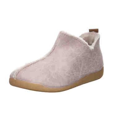 Damen Hausschuhe Slipper Hausschuh Gemütlich Puschen Textil uni Hausschuhe
