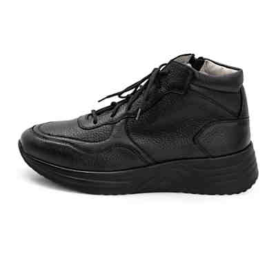 Schnürboots Damen Leder - Damen Stiefeletten Leder - Damen Schuhe Winterstiefel - Damen Boots aus weichem Leder Stiefeletten Damen Leder 2