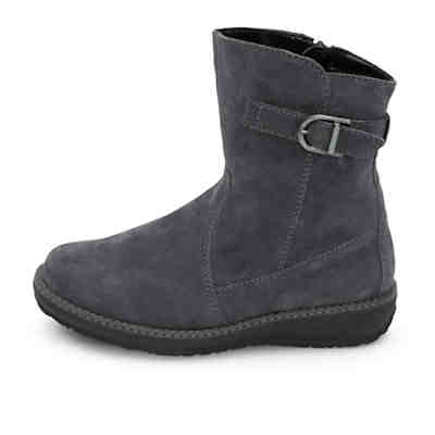 Boots Damen aus weichem Leder - Stiefeletten Damen - Damen Boots Leder - Damen Schuhe Winterstiefel Stiefeletten Damen Leder 2