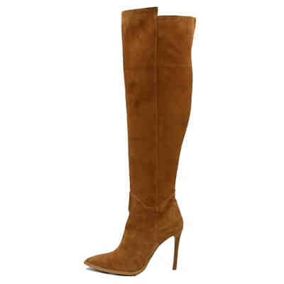 Overknees aus Verloursleder Overknee-Stiefel