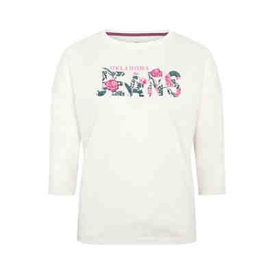 Longsleeve mit geblümtem Logo T-Shirts