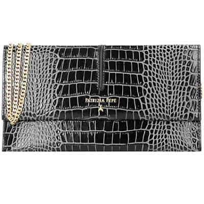 Piping Clutch Tasche Leder 27,5 cm Clutches