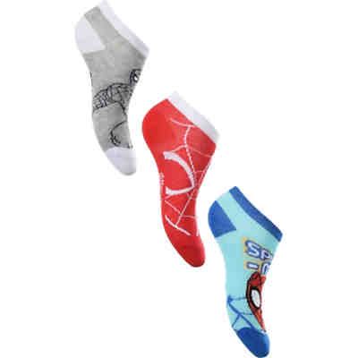Spider-Man Sneakersocken 3er Pack für Jungen