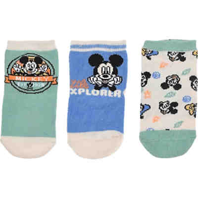 Disney Mickey Mouse & friends Baby Socken 3er Pack für Jungen
