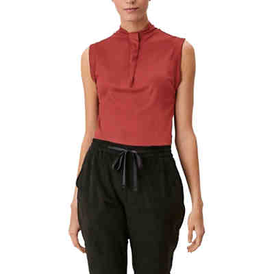 Viskoseshirt mit Faltendetail T-Shirts