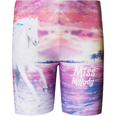 Miss Melody Radler Shorts für Mädchen, Pferde