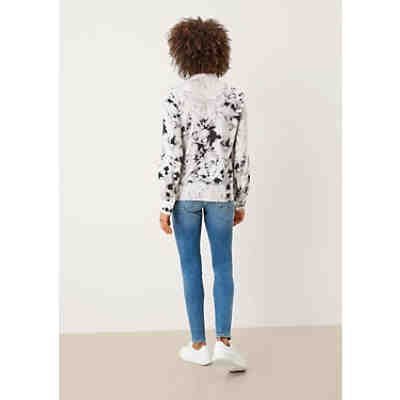 Viskosebluse mit Muster Langarmblusen