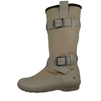 Damen Elegante Stiefel Antibes 1435 Grau Sesame Leder und Textil Klassische Stiefel 2