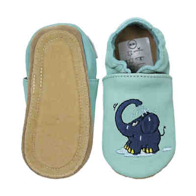 Kitaschuhe Maus mit Elefant Regen mint Lauflernschuhe 2