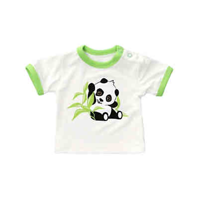 Shirt Kurzarm Happy Panda T-Shirts für Jungen