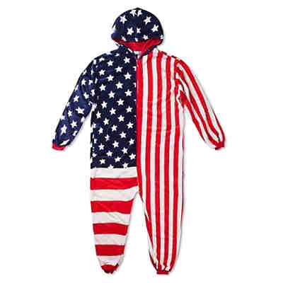 USA Jumpsuit Onesie für Erwachsene Erwachsenenkostüme