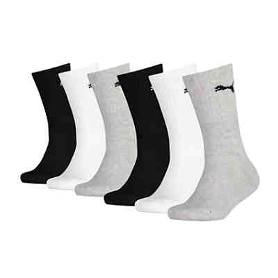 Kinder Socken, 6er Pack - Sport Junior ECOM, Rippbündchen, Logo Socken für Kinder