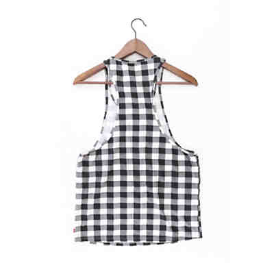 Second Hand - Top schwarz aus Baumwolle Damen Gr. S 2