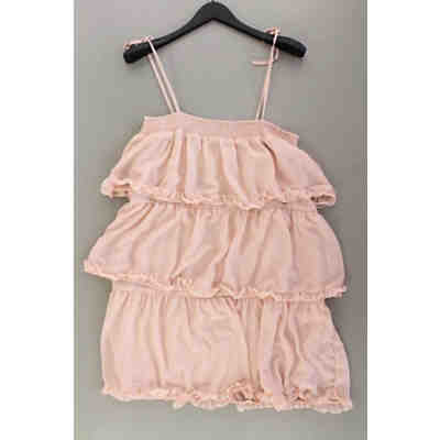 Second Hand - Chiffonkleid Träger creme aus Polyester Damen Gr. L