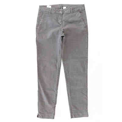 Second Hand - Stoffhose grau aus Baumwolle Damen Gr. XS