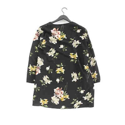 Second Hand - Bluse mit Blumenmuster 3/4 Ärmel schwarz Damen Gr. XL 2