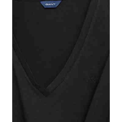 Damen T-Shirt - Original V-Neck SS T-Shirt, Baumwolle, kurzarm T-Shirts 2