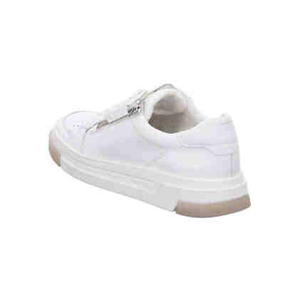 Damen Sneaker Schuhe Sneaker Sport Halbschuhe Glattleder uni Sneakers Low 2