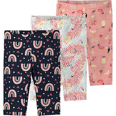 Caprileggings NMFVIVIAN 3er Pack für Mädchen