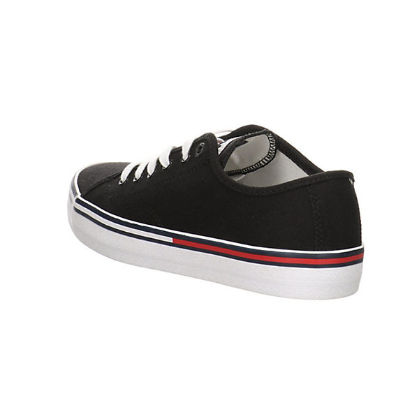 Damen Sneaker Schuhe Sneaker Sport Halbschuhe Textil uni Sneakers Low
