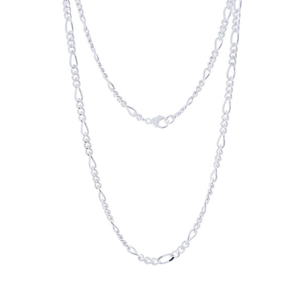 Luxxos Figarokette 4,70 mm aus 925 Sterling Silber Halsketten