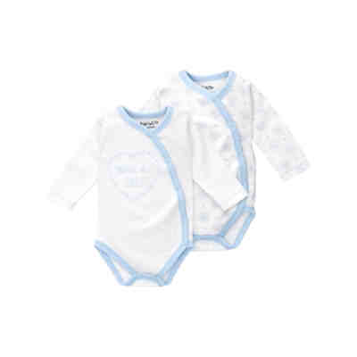 2 Bodys Langarm Born in 2022 Langarmshirts für Jungen
