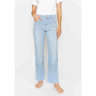 Jeans Loose-fit-Jeans 'Lara' mit gestreiftem Muster 2