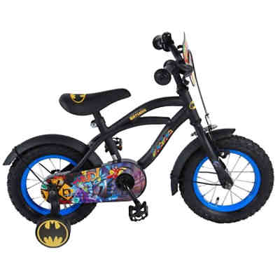 14 Zoll Kinderfahrrad mit Rücktrittbremse Cruiser Batman Schwarz 81434 2