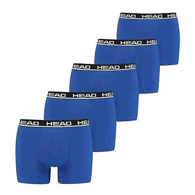 Herren Boxershorts, 5er Pack - Basic Boxer Trunks ECOM, Stretch Cotton Boxershorts